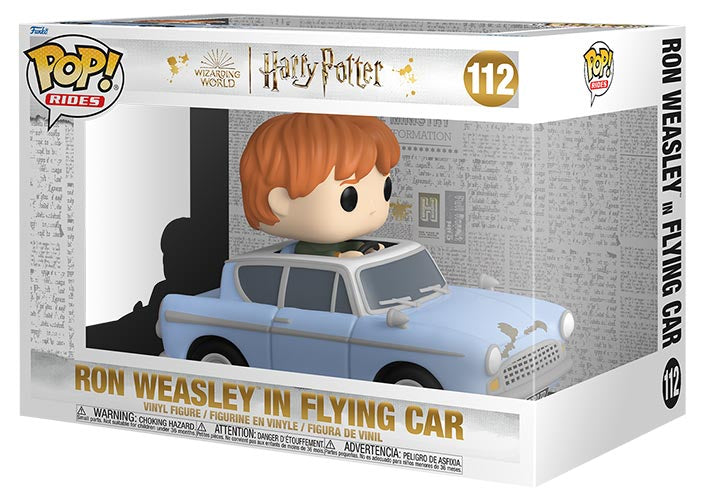 FUNKO POPS Rides Harry Potter Ron Weasley in Flying Car 112