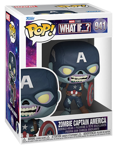 FUNKO POP Marvel What If...? Zombie Captain America 941