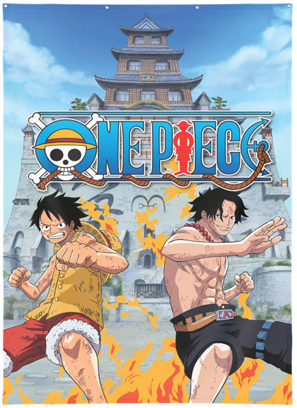 Wall Decor One Piece Monkey D.Luffy & Portgas D.Ace 125x85cm