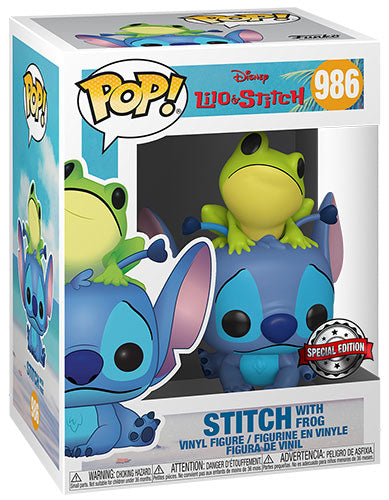 FUNKO POP Disney Stitch w/Frog 986