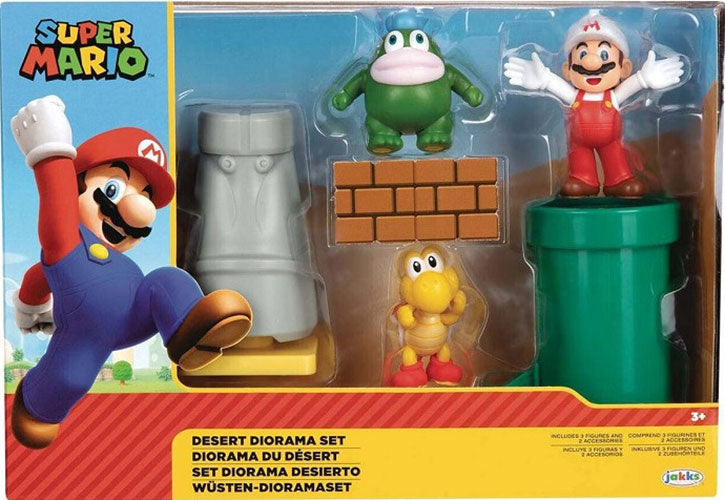 Super Mario Desert Diorama Assortment Set 5pcs