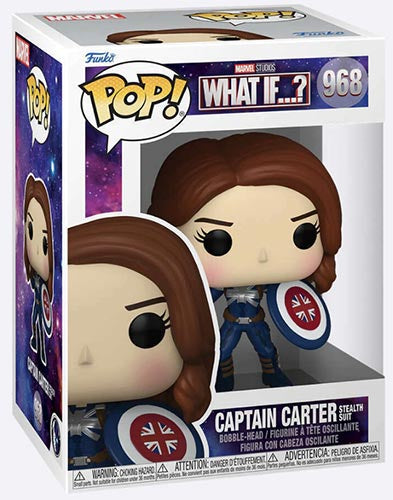 FUNKO POP Marvel What If...? Captain Carter Stealth Suit 968