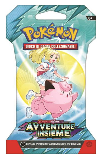 Pokemon ITA Adventures Together 1 Umschlag Papierhülle