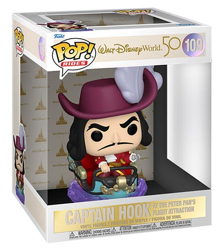 FUNKO POPS Rides WDW 50th Captain Hook at the Peter Pan 109