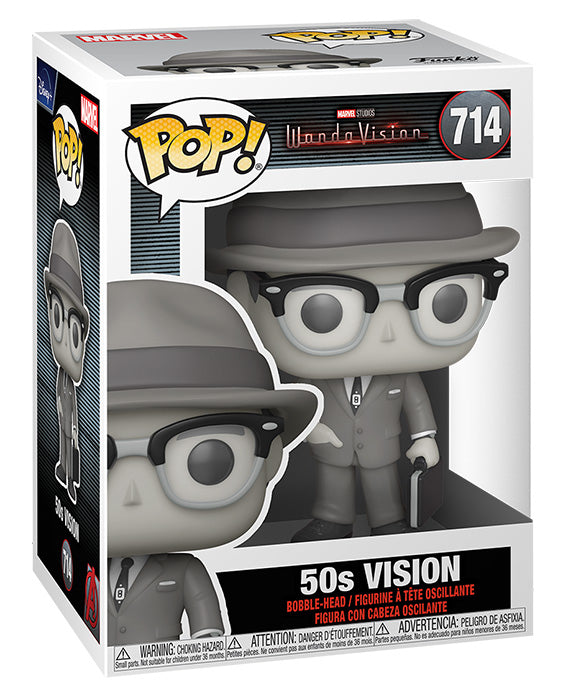 FUNKO POP WandaVision 50s Vision w/Chase Bobble 714