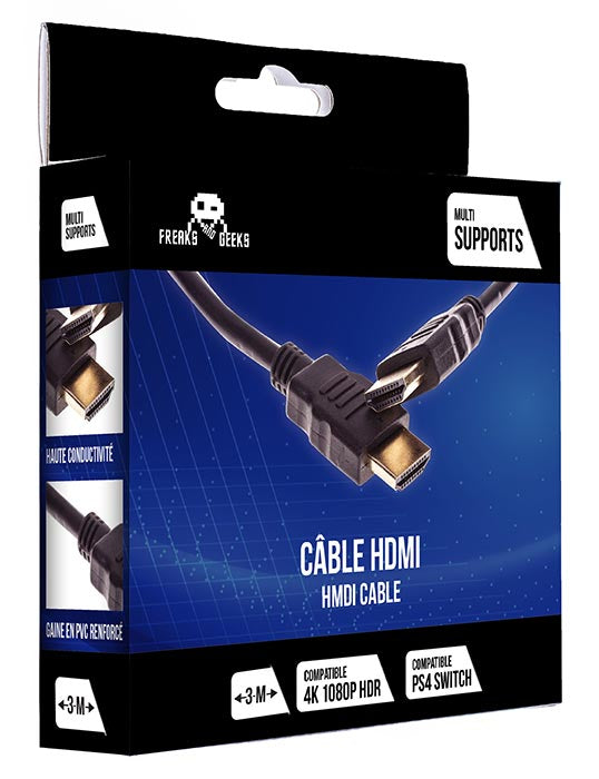 FREAKS HDMI-Kabel 4K 1080 HDR Ethernet 1.4 3 m