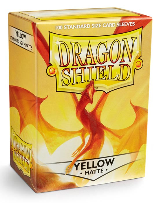DRAGON SHIELD Bustine Standard Matte Yellow 100pz