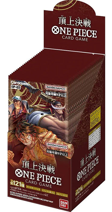 One Piece JPN Paramount War OP-02 Box 24 Umschläge