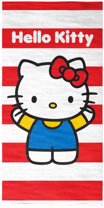 Hello Kitty Polyester Beach Towel 70x140cm
