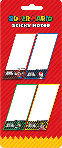 Foglietti Adesivi Super Mario 4 Colori