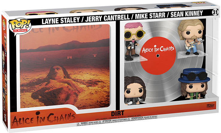 FUNKO POPS Albums Deluxe Dirt Alice in Chains 4 Pack 31