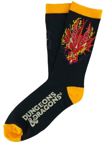 Dungeons & Dragons Rote Drachensocken 1 Paar 36/40