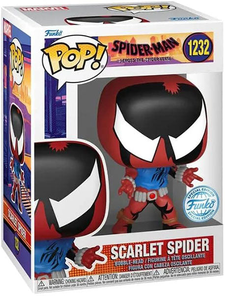 FUNKO POPS Spider-Man across Spiderverse Scarlet Spider 1232