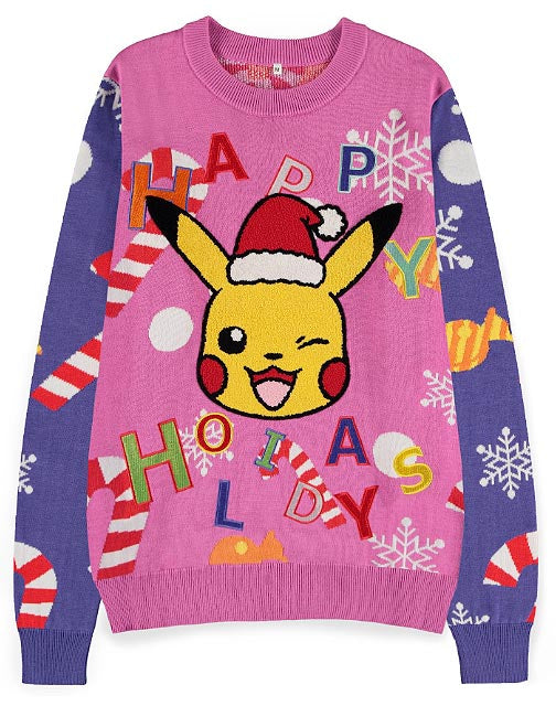 Maglione Natale Pokemon Pikachu Patched XXL