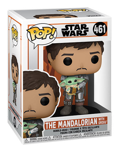 FUNKO POP Star Wars The Mandalorian w/Grogu 461