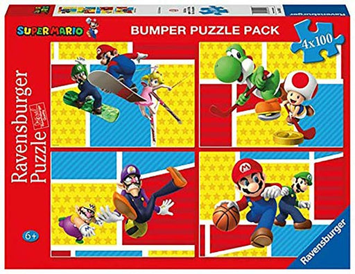 Puzzle 4x100pz Bumper Pack Super Mario-0