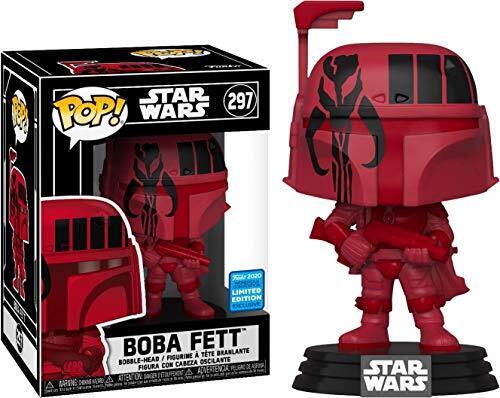 STAR WARS POP! STAR WARS VINYLFIGUR BOBA FETT (BURG) CONVENTION EXKLUSIV 9 CM (297)