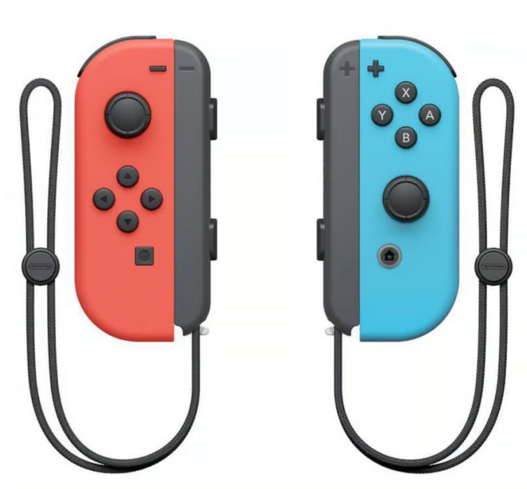 2 Original Joy -con #neon rot/neonblau (verwendet) - (Neustart)
