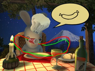 Rayman Raving Rabbids (USATO) - PS2 (RESTART)