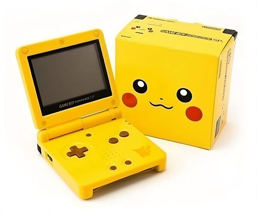Console Game Boy Advanced SP (USATO) - PIKACHU EDITION + Confezione Originale Pokémon Center (RESTART)