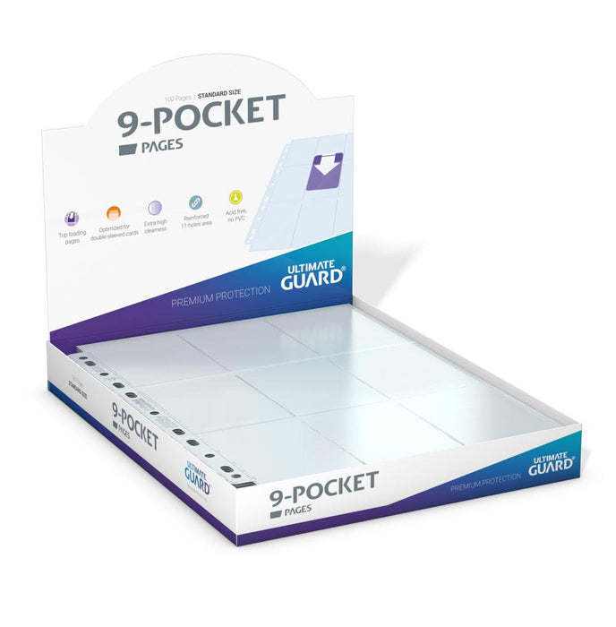 Ultimate Guard 9-Pocket Pages Top-Loading  - Transparenti (singola)