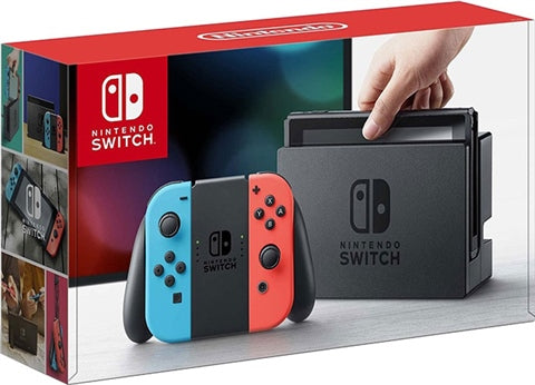 Switch-Konsole, 32 GB + Sandisk 64 GB-Speicherkarte. + KOSTENLOSES Spiel – Verpackt (RESTART)