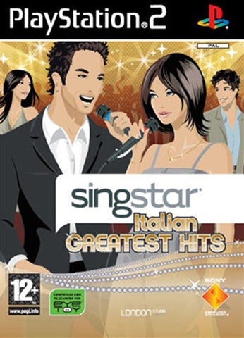 Singstar Italian Greatest Hits PS2 (RESTART