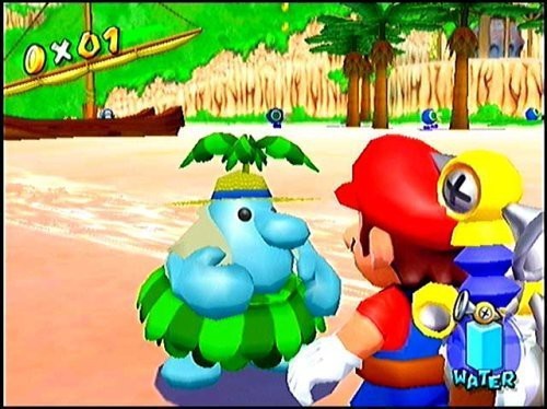 Super Mario Sunshine (it/en) (con confezione originale) COME NUOVO - Gamecube (RESTART)