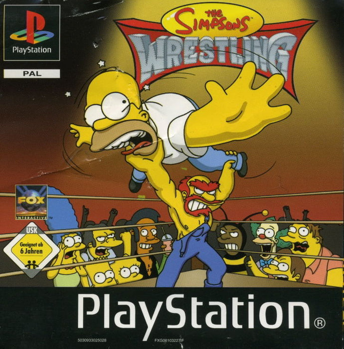 The Simpsons Wrestling (con confezione originale) (usato) OTTIME CONDIZIONI - PS1 (RESTART)