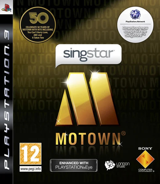 SING STAR MOTOWN PS3 (NEUSTART)
