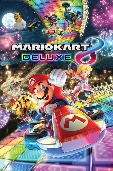 Nintendo: Pyramid – Super Mario Kart 8 Deluxe Maxi-Poster (Maxi-Poster 61 x 91,5 cm) – (PP34217))