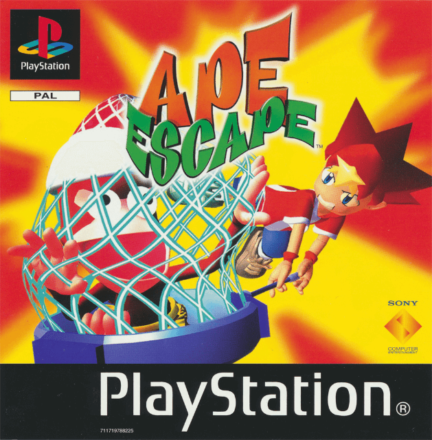 Ape Escape (ITALIENISCH) (mit Originalverpackung) (gebraucht) AUSGEZEICHNETER ZUSTAND - PS1/PSONE (NEUSTART)