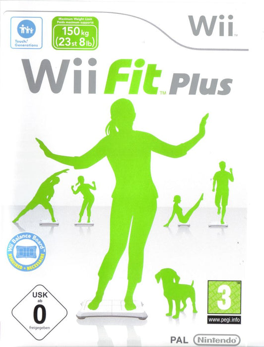 Wii Fit Plus (nur Software) (IT/EN/FR/ES) (mit Originalverpackung) (gebraucht) - Wii (NEUSTART)