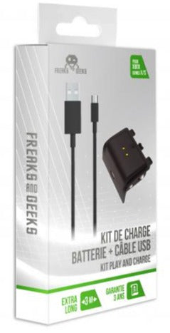 Kit Play & Charge Cavo 3 metri + Batteria F&G Xbox series X