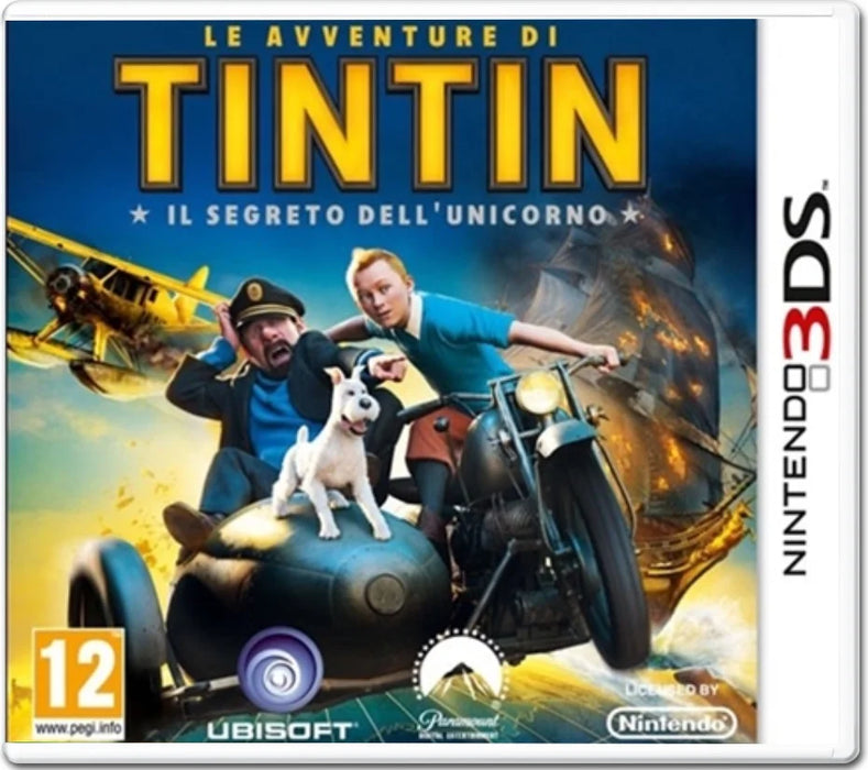 Die Abenteuer von Tim und Struppi: Das Geheimnis der Einhorn (GEBRAUCHT) Italienische Verpackung – 3DS (NEUSTART)
