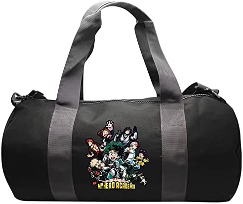 Abystyle - meine Held -Akademie - Sporttasche - Gruppe - Schwarz (50 x 25 x 25 cm)
