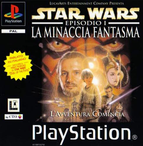 Star Wars Episode 1 Die dunkle Bedrohung (ITA-Version) (mit Originalverpackung) (gebraucht) AUSGEZEICHNETER ZUSTAND - PS1 (NEUSTART)