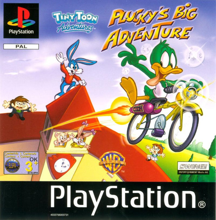 Tiny Toon Adventures: Plucky's Big Adventure (con imballo originale) (usato) - PS1 (RESTART)