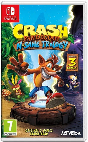 Crash Bandicoot N Sane Trilogy (GEBRAUCHT) – Switch (NEUSTART)
