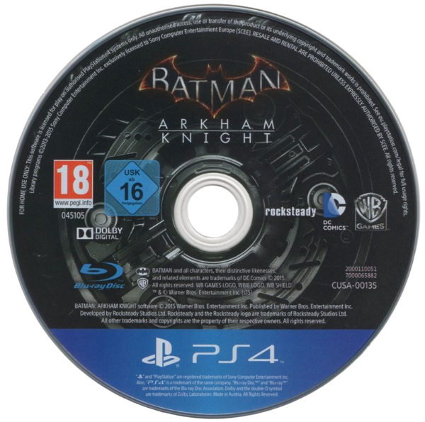 Batman: Arkham Knight (usato) | "Solo DISCO" - PS4 (RESTART)