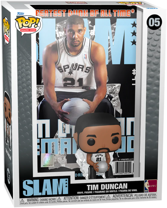 FUNKO POPS NBA Cover Slam Tim Duncan 05