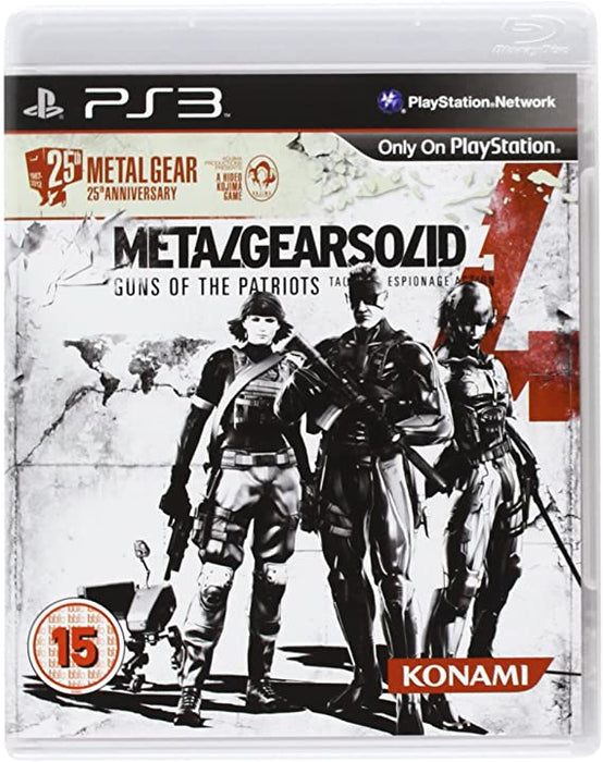 METAL GEAR SOLID 4: GOTP 25° ANNINERSARY PS3 (RESTART)