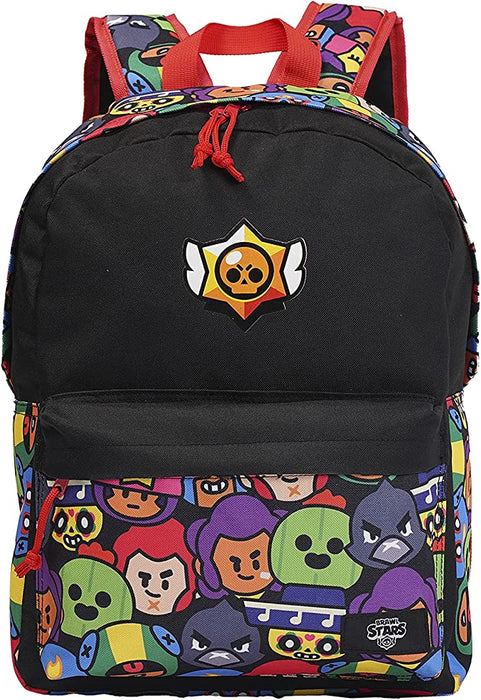 CYPBRANDS Zaino Juvenil adattabile a Trolley Brawl Stars, nero