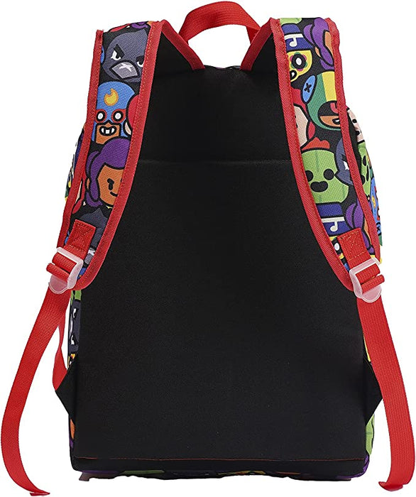 CYPBRANDS Zaino Juvenil adattabile a Trolley Brawl Stars, nero