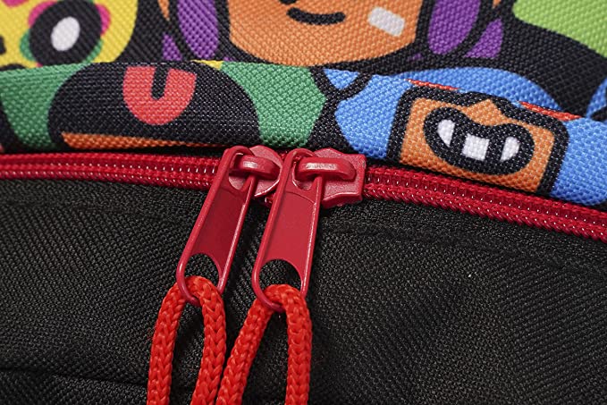 CYPBRANDS Zaino Juvenil adattabile a Trolley Brawl Stars, nero