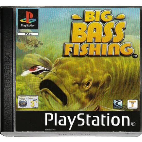 Big Bass Fishing (mit Originalverpackung) (sehr guter Zustand) (gebraucht) (ITALIENISCH) – PS1 (NEUSTART)