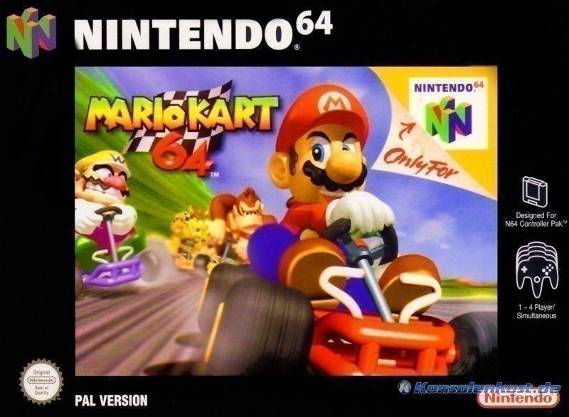 Super Mario Kart 64 (con imballo originale) (imballo originale) (usato) - Nintendo 64 (RESTART)
