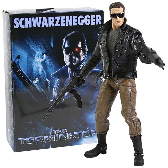The terminator ultimate police station assault T-800 Arnold Schwarzenegger NECA