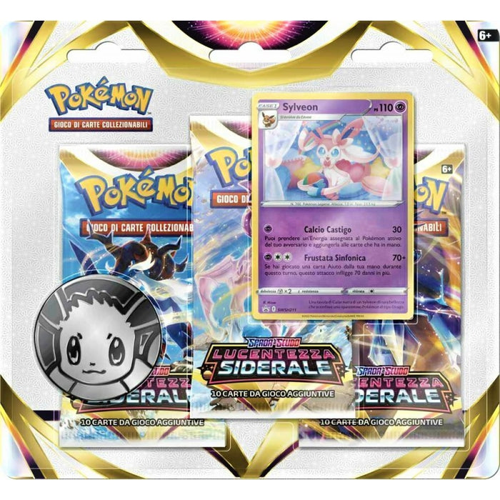 Pokemon Lucentezza Sider Blister 3 Buste