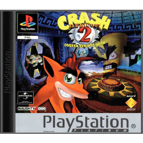 Crash Bandicoot 2: Cortex Strikes Back – (mit OVP) (gebraucht) AUSGEZEICHNETER ZUSTAND – PS1/PSONE (NEUSTART)